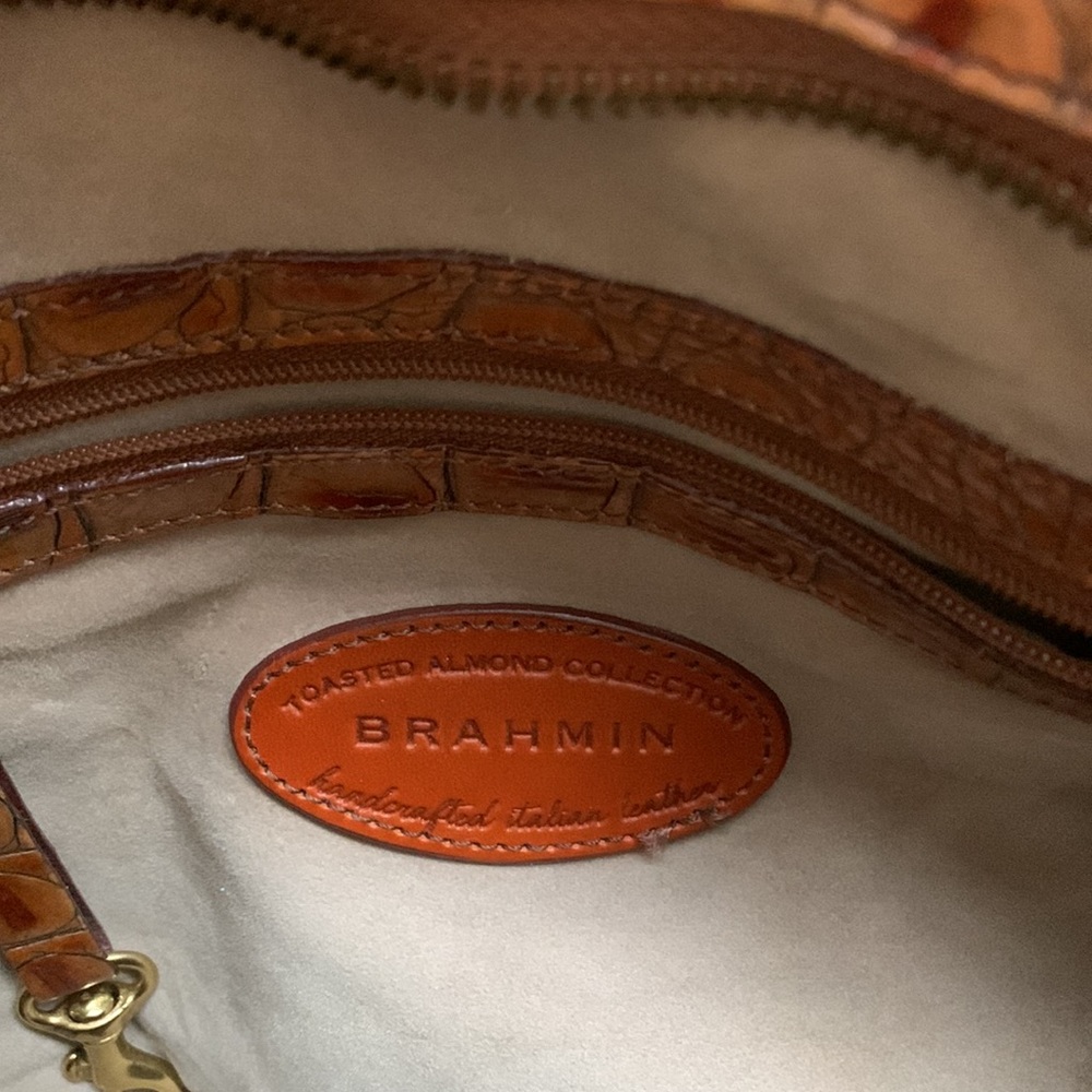 Vintage Toasted Almond Collection Brahmin Bag - Picture 4 of 4